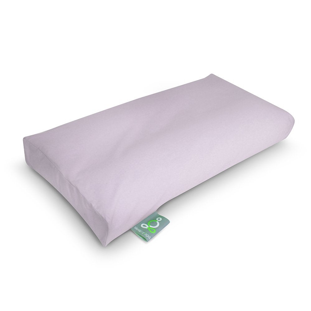 2-Pack Pillow Cover Case Only For Sleep Yoga Knee Pillow (Lavender)