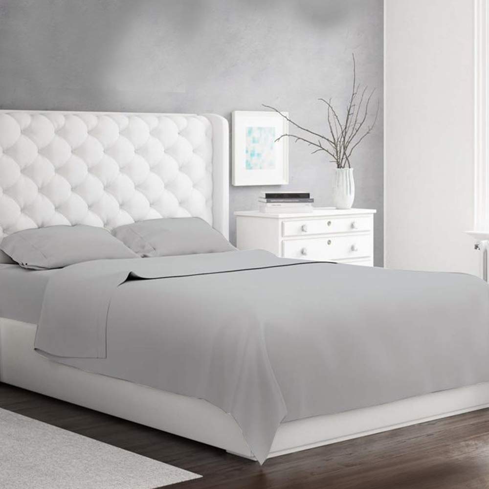 Charlottelyhues Hotel Style Egyptian Cotton 1000 Thread Count Bedding Sheet Set, King Size 4 Piece With Deep Pocket Fit Mattress