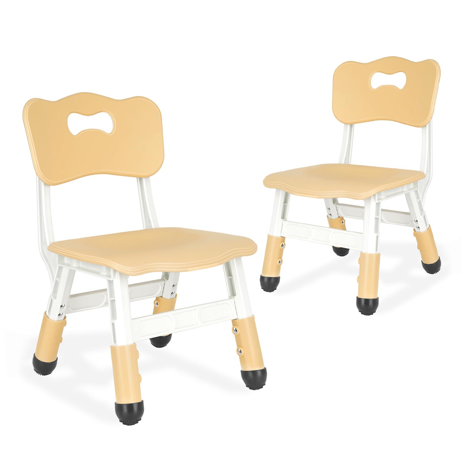 JIAOQIU Kids Chair Adjustable Height Children Chairs Suitable for Children Age 2-8 with Foot Covers for Home Classroom Kindergar