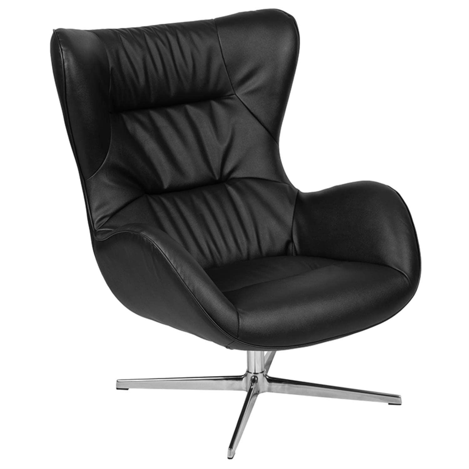 Flash Furniture Rally Swivel Wing Chair - Thumbnail 3