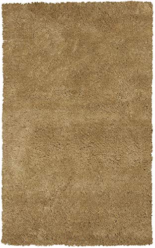 HomeRoots Decor 7'6-inch X 9'6-inch Polyester Gold Area Rug