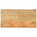 vidaXL Table Top 39.4inchx23.6inchx1.5inch Live Edge Solid Wood Mango