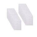 Yessart Letter Size Clear Poly Envelopes With String Closure Top Opening Folder Pack Of 40 Bottom With Expanding Gusset