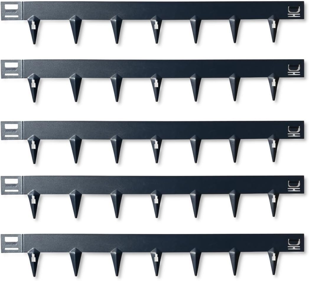 Core Edge Lawn Edging | Flexible Decorative Steel Garden Lawn Edging With 2.5' Face Height | 5X 3.28', 16.25 Linear Feet (Black