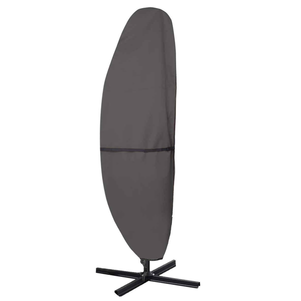 Ultcover Patio Parasol 600D Waterproof Outdoor Offset Banana Style Umbrella Cover - Fits Cantilever Offset Umbrella 7.5-11.5 Fee