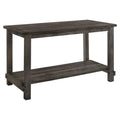 Acme Martha II Wood Counter Height Table in Weathered Gray