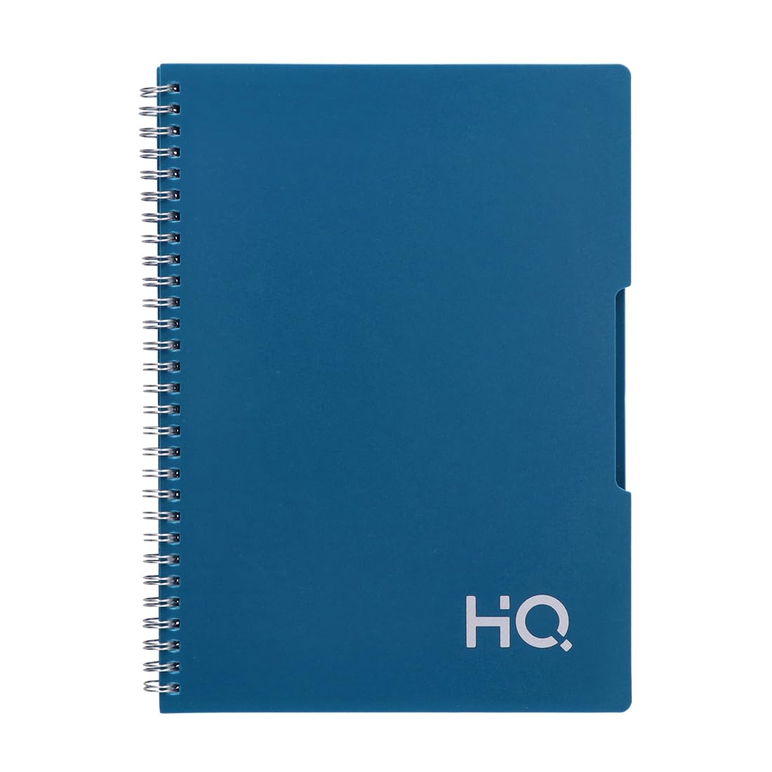 YOUVA Navneet Spiral Wiro Bound Single Subject Notebook |17.6X25 Cm |Single Line |160 Pages |Blue