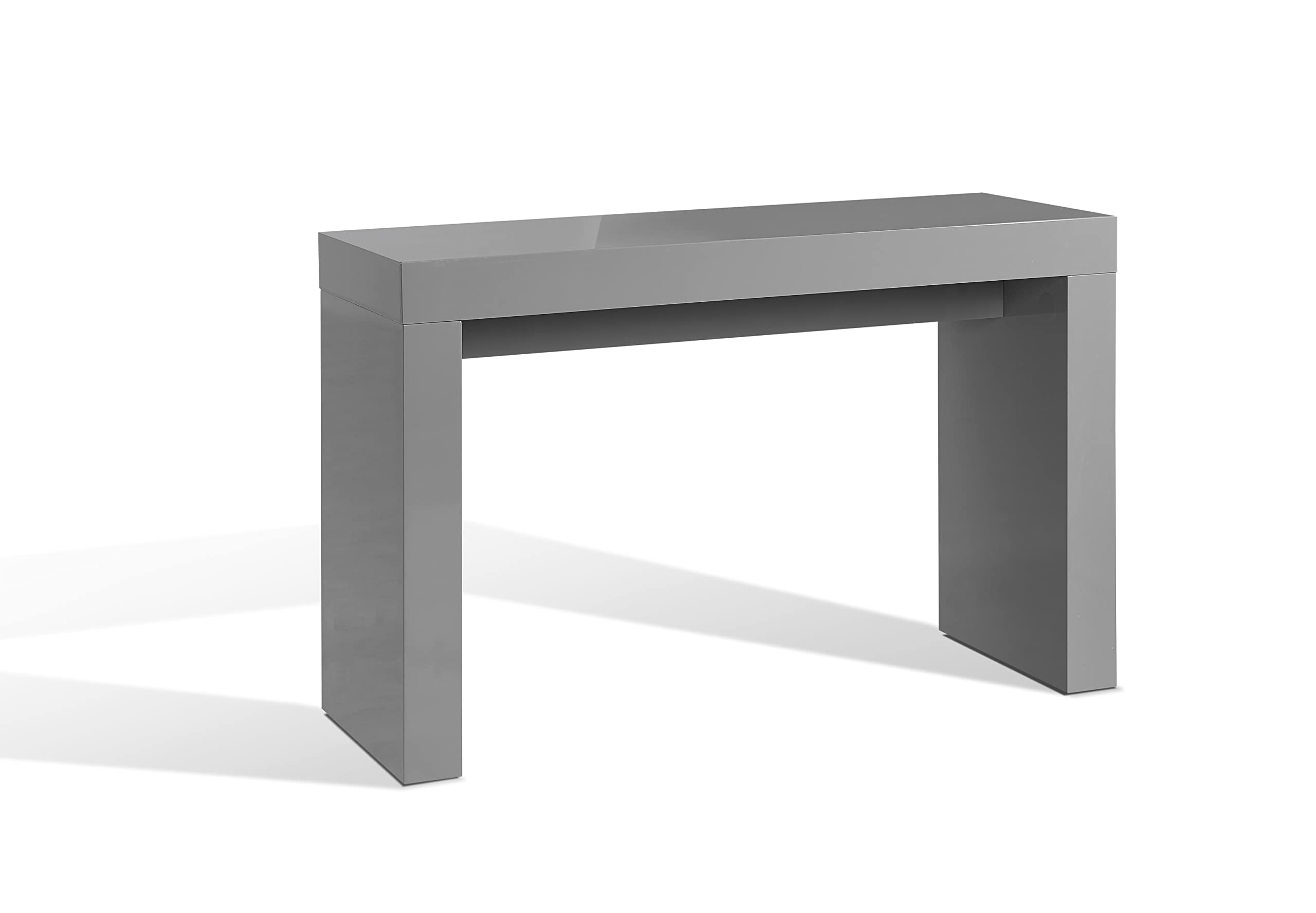 Neos Modern Furniture Console Table, Gray