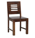 Amd Arts Sheesham Wood Dining Chairs Set Of 1 Wooden Multipurpose Seating Chair For Dining Room Home (Walnut Finish)
