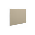 Hon Verse Panel , 42"H X 48"W , Light Gray Finish , Gray Fabric