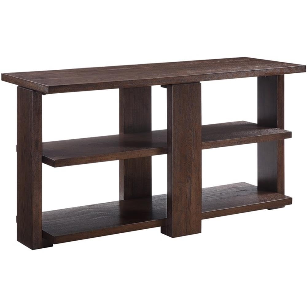 Acme Niamey 2-Shelf Wooden Living Room Console Table