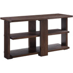 Acme Niamey 2-Shelf Wooden Living Room Console Table In Cherry