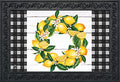 Briarwood Lane Lemon Wreath Summer Doormat Indoor Outdoor 30' X 18'
