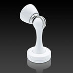 Kolako Door Stops, Magnetic Door Stoppers White, Brushed Floor Wall Mount Heavy Duty Soft Magnet Door Catch Holder Modern Magnet