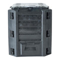 Alfresco Home Urban Compgreen Resin Outdoor Composter in Black Rust