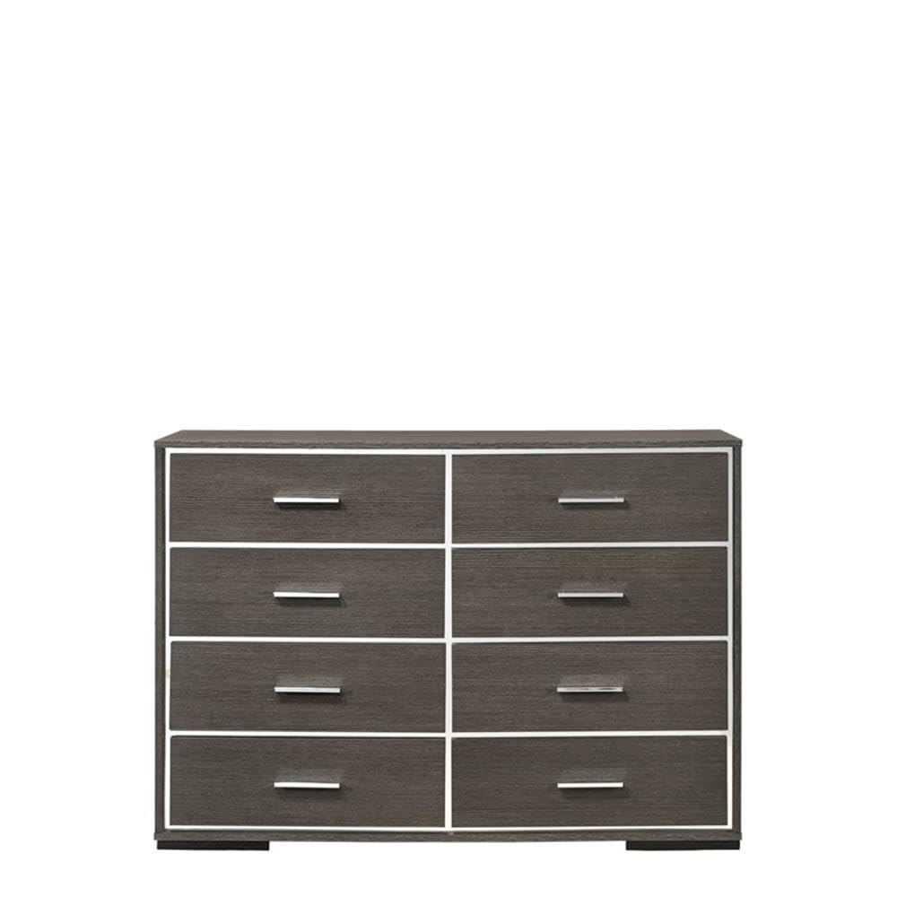 Acme Escher Dresser In Gray Oak