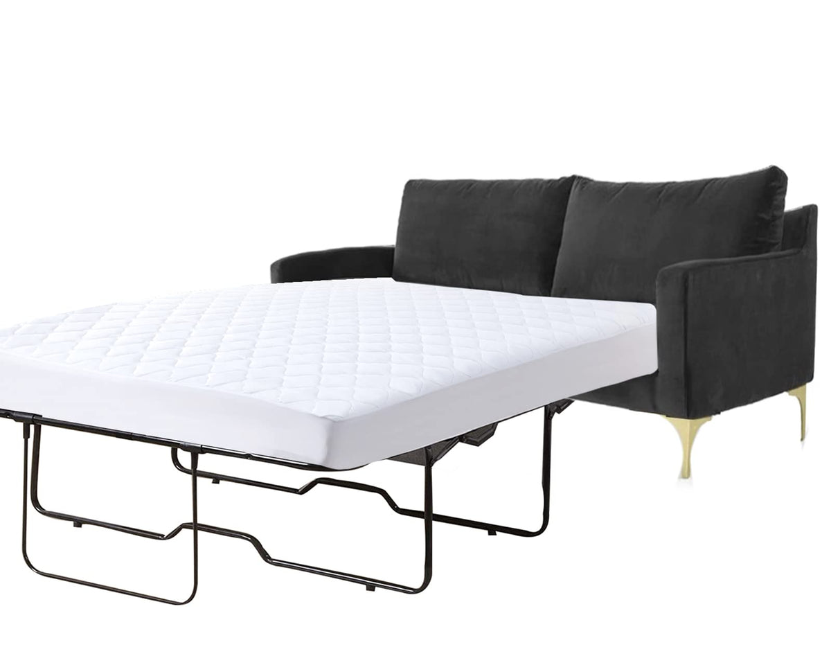 Waterproof Sleeper Sofa Queen Mattress Protector Pad 60x72 for Pull Out Sofa Bed Quilted Fitted Matress Cover Up to 8 inch Deep 