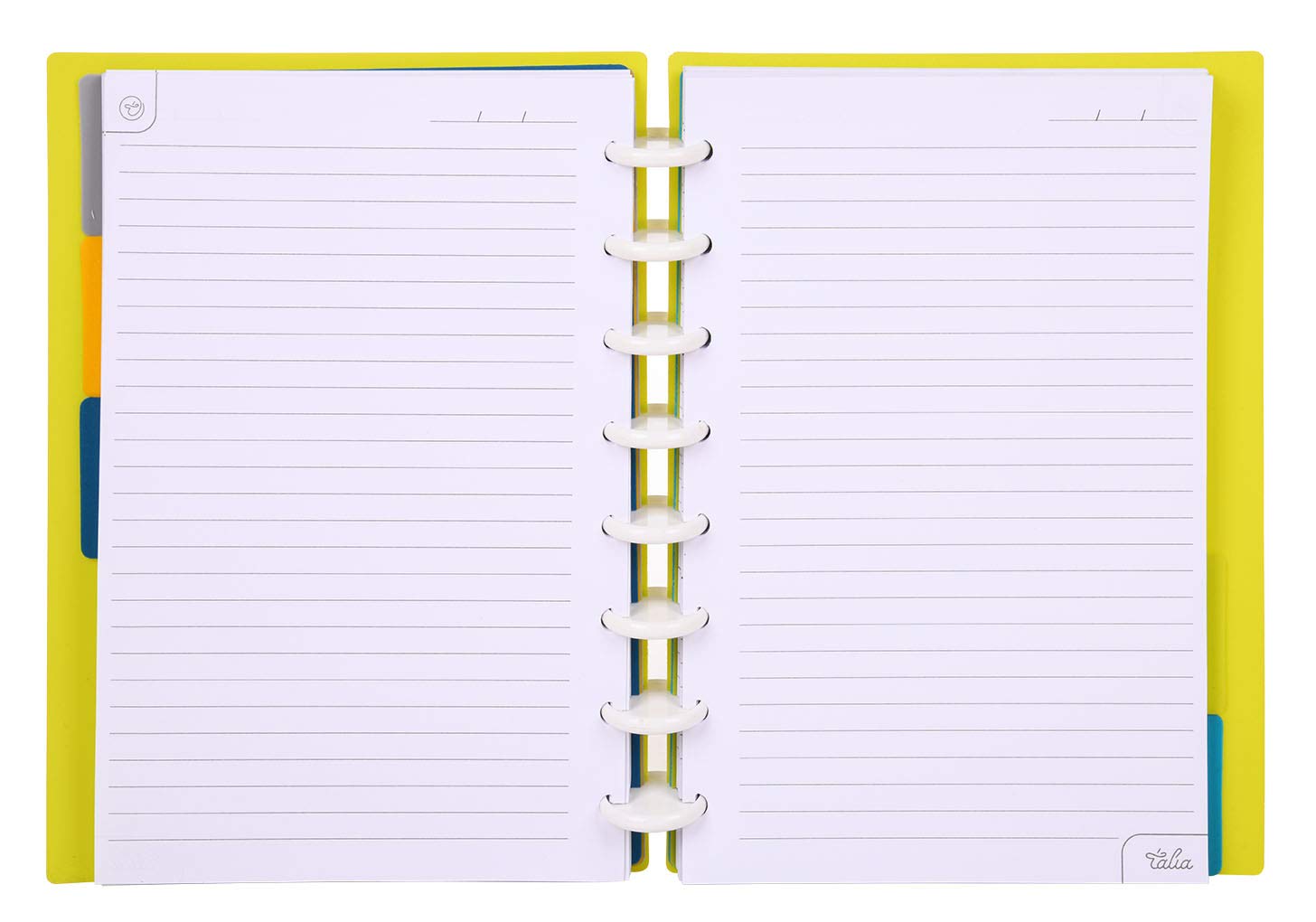 Talia Discbound Notebooks, Planner, Customizable, (Verdant Green, Junior (5.5In X 8.5In))