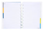 Talia Discbound Notebooks, Planner, Customizable, (Xluxe 2 Sky, Junior (5.5In X 8.5In))