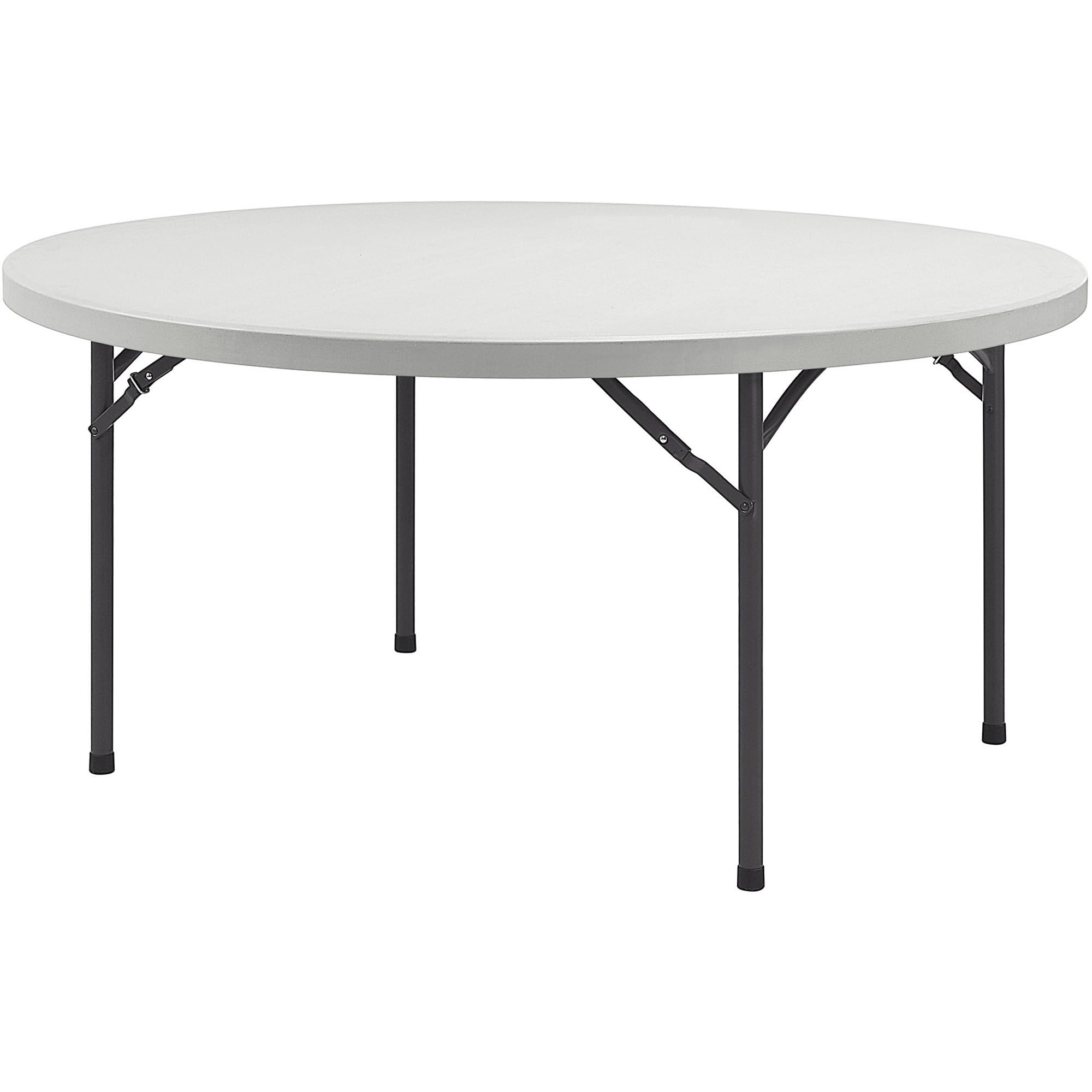 Lorell Banquet Table, 71 by 71 by 29-1/4-Inch, Platinum