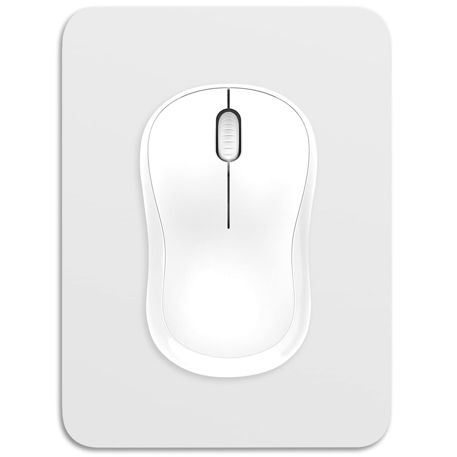 Dapesuom Small Mouse Pad, 6 X 8 Inch Thick Rubber Premium-Textured Non-Slip Portable & Washable Mini Mouse Mat For Women Wireles