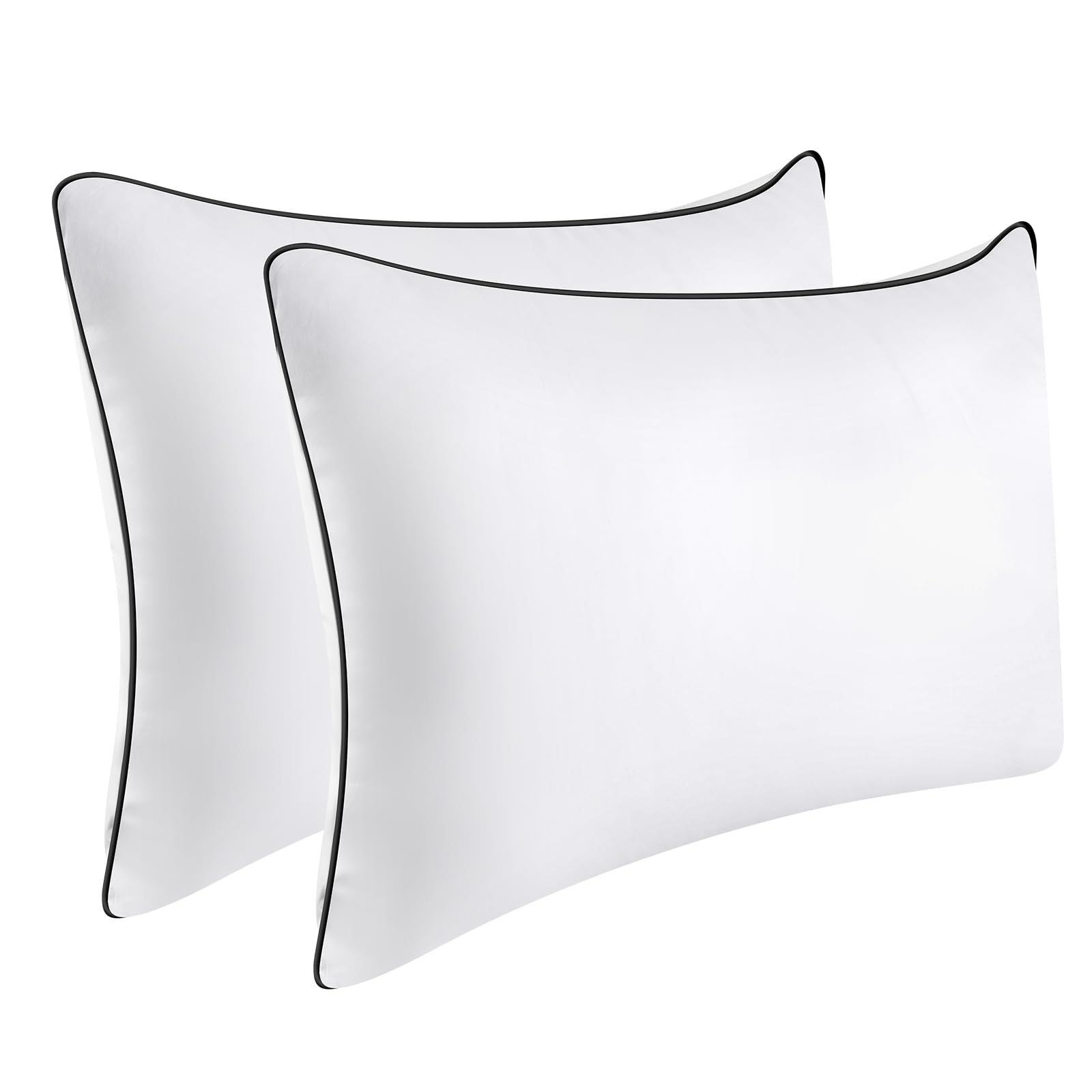 Opposy Bed Pillows For Sleeping 2Pack Medium Firm, King Size Set Of 2, Cooling Pillows Hotel Quality With Premium Soft Down Alte