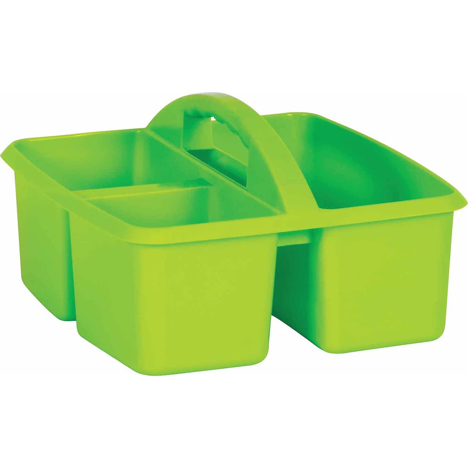 Lime Plastic Storage Caddy, Pack Of 6