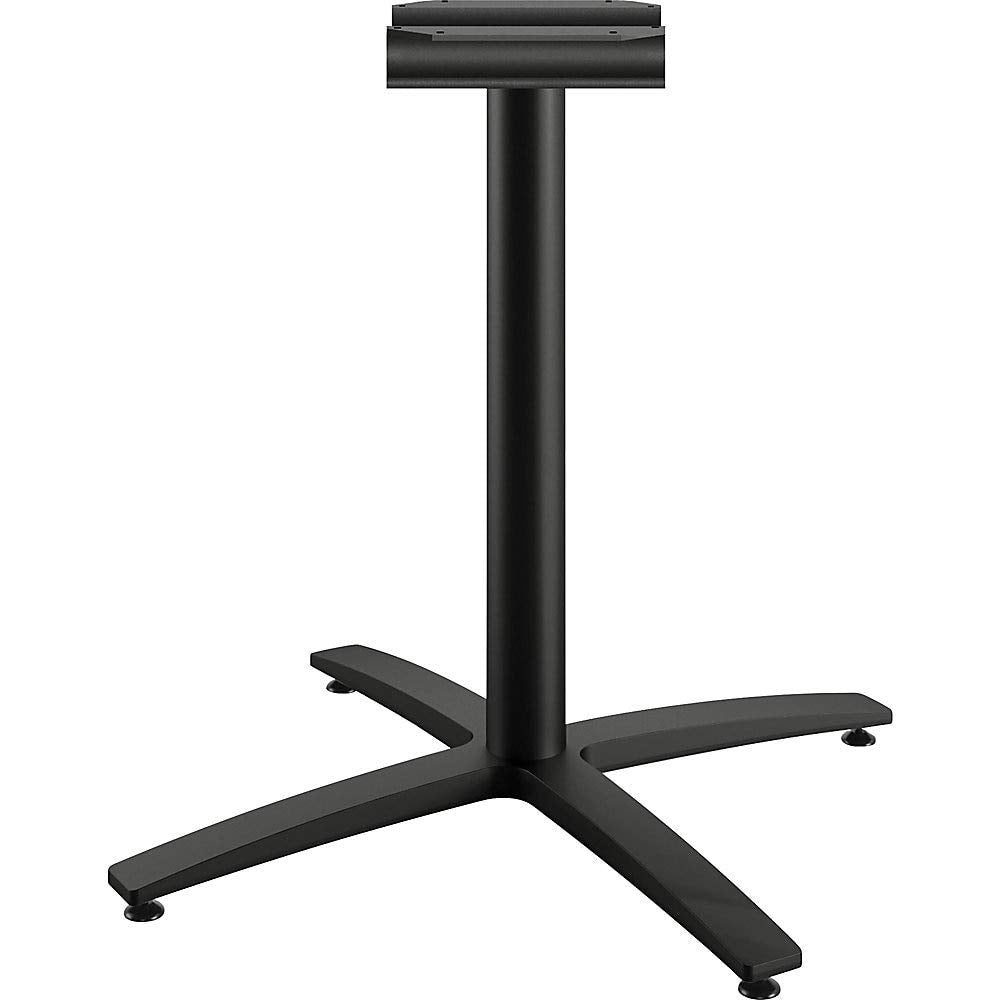 Hon X, Seated Height Table Base, Black