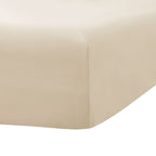 Ghooss Beige Full Fitted Sheet-Soft Microfiber Bottom Sheet For Bed-Deep Pocket Up To 14 Inche-Wrinkle Free And Stay In Place-1