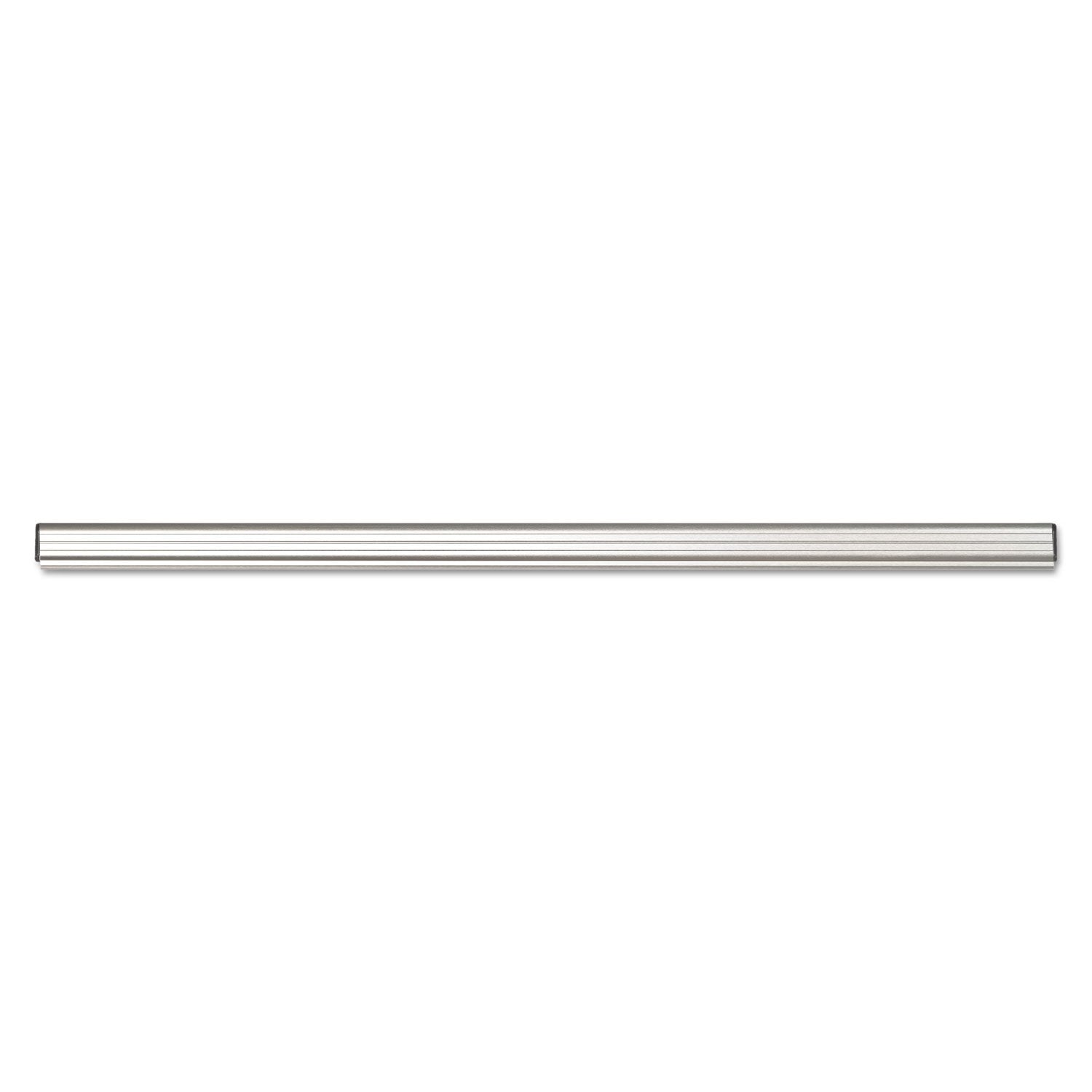 Advantus, 2005, Grip-A-Strip Display Rail, 36 X 1 1/2, Aluminum Finish, 5/Pack, Sold As 1 Pack