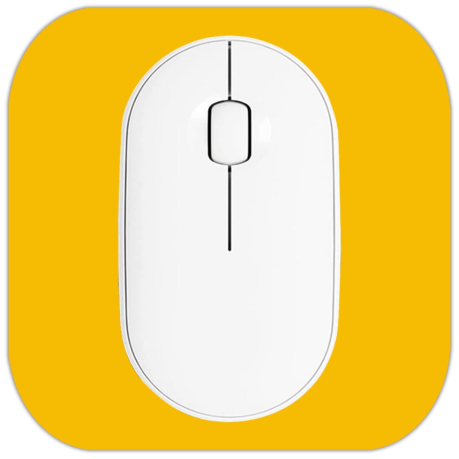 Mini Mouse Pad, 6X6 Inches, Waterproof Non-Slip Rubber Base, For Laptop, Keyboard Tray, Wireless Mouse, Home, Office, Travel (Ye