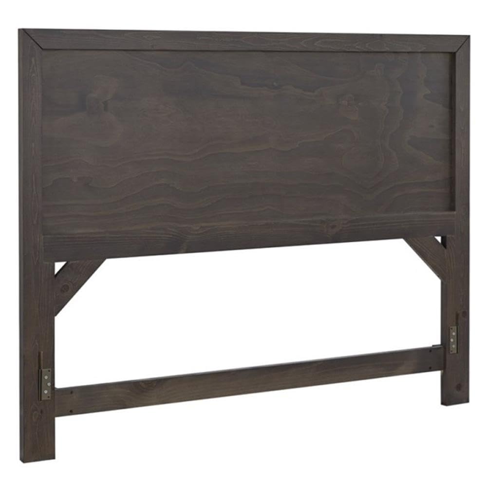 Progressive Furniture Champion Queen Panel Wood Headboard In Stone Brown