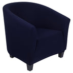 Searchi Club Chair Slipcover Stretch Barrel Chair Covers Solid Color Tub Chair Slipcovers Spandex Armchair Sofa Cover Removable