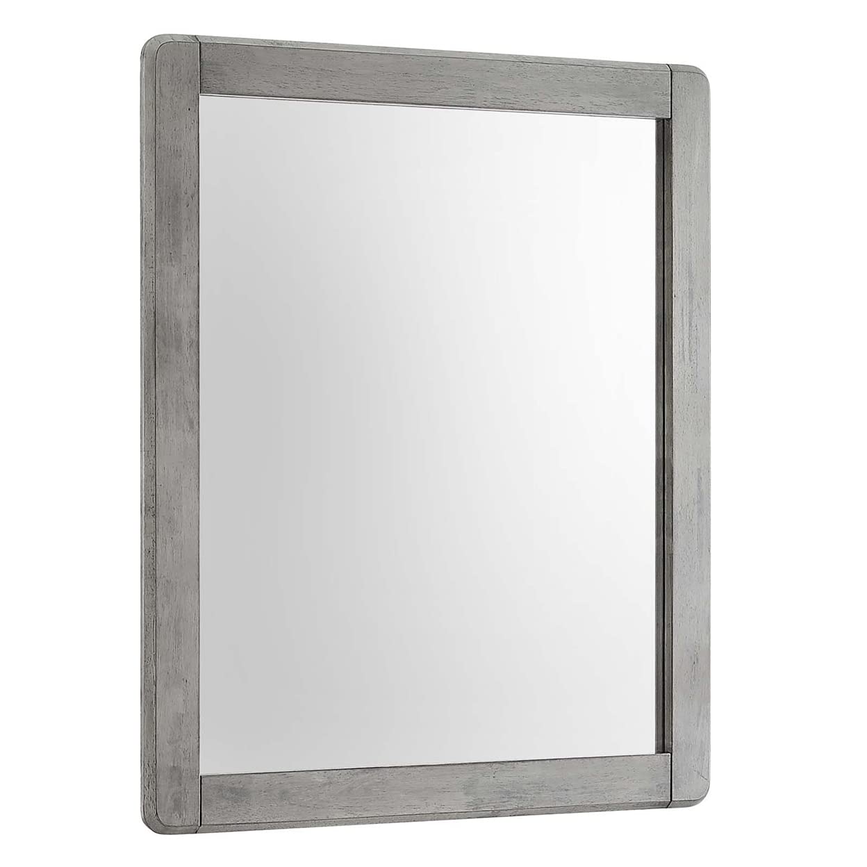 Modway Mod-6243-Gry Georgia Wood Mirror, Gray