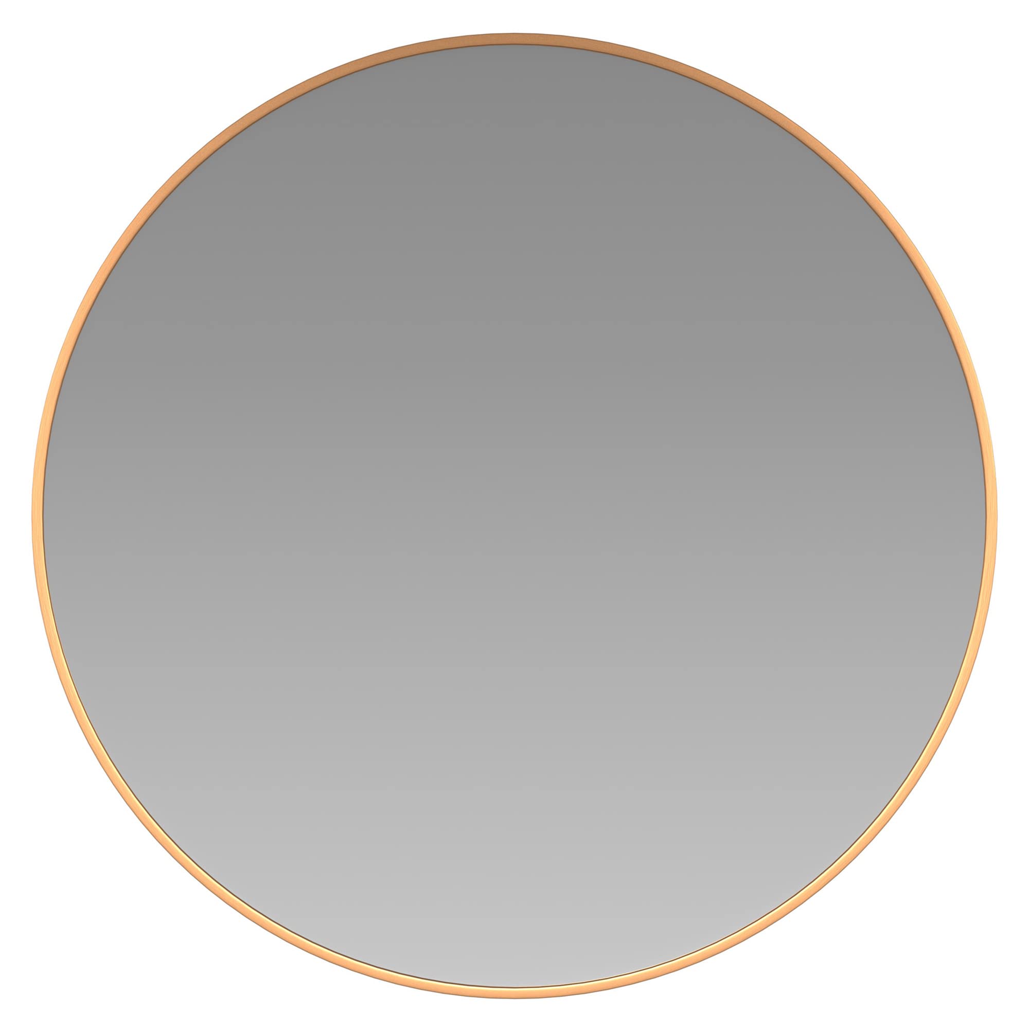 Flash Furniture Large Round Wall Mirror - Gold Circle Accent Mirror - 30&quot; Vanity Mirror - For Bathroom, Vanity, Entryway, Dining Room, & Living Room