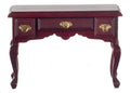Melody Jane Dolls Houses Mahogany Writing Desk Secretary Table Miniature 1:12 Study Furniture