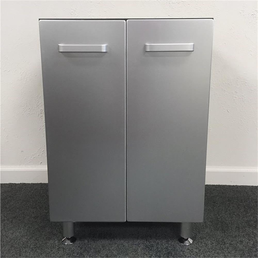 Tuff Stor Silver Storage Cabinet - 24202, Durable Garage Storage Solution, Unspecified Size, Ideal for Organizing Tools and Supplies