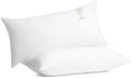 Digital Decor Set Of 2 100% Cotton Hotel Pillows - Made In Usa Hypoallergenic Pillows With Down Alternative Fiber Fill For Side