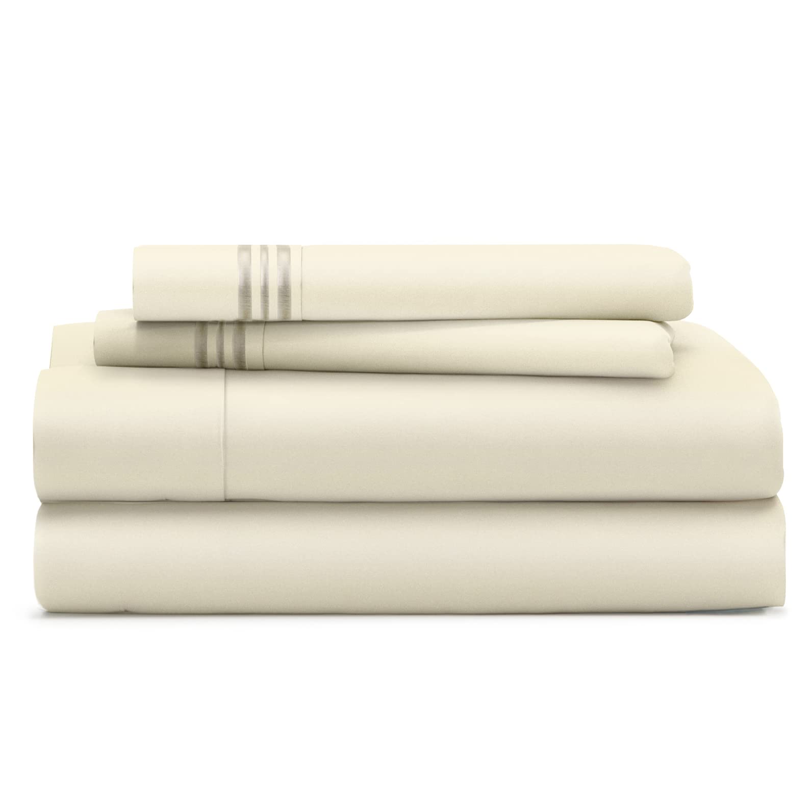 Cosy House Collection Everyday 1500 Series Bed Sheet Set - Ultra Soft & Cool Hotel Luxury Bedding - Deep Pocket - Wrinkle, Stain