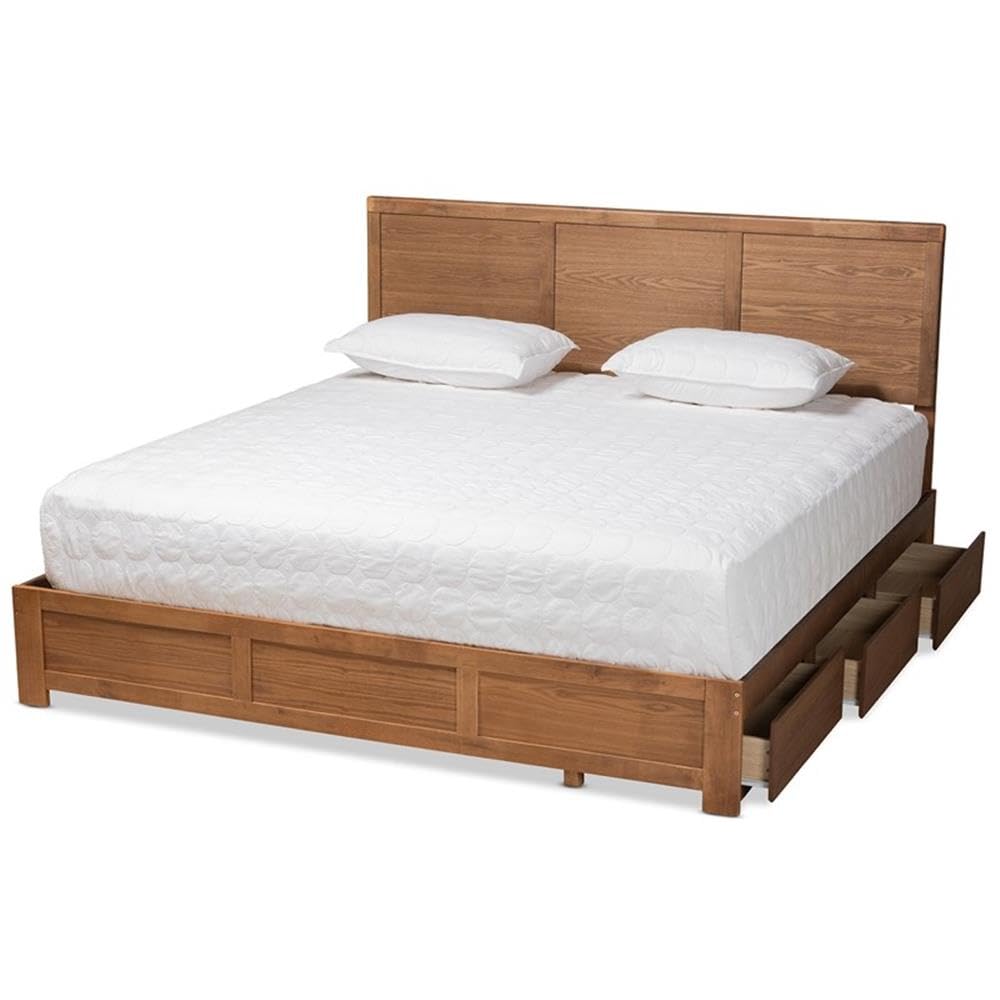 Baxton Studio Aras Platform Storage Bed