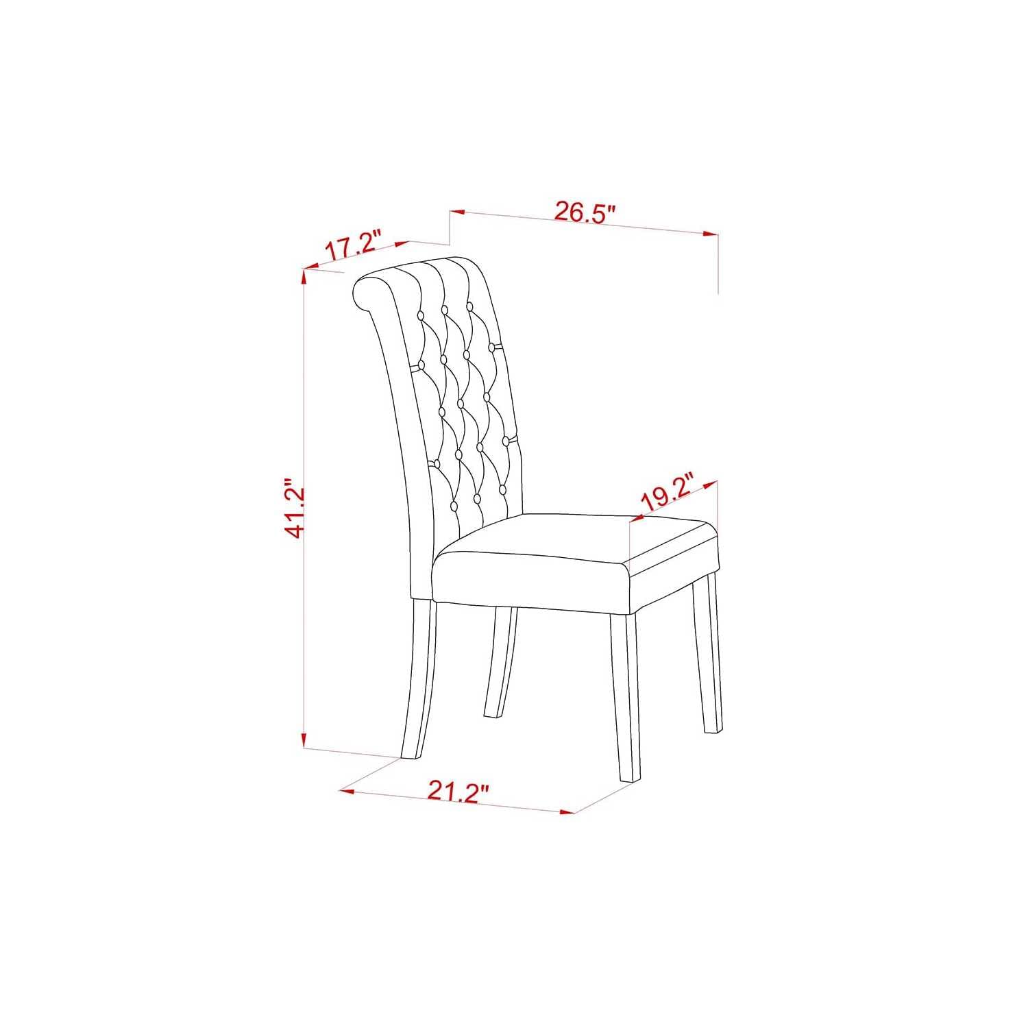 East West Furniture Amba3-Bch-05 3 Piece Kitchen Table Set For Small Spaces Contains A Round Dining Table With Pedestal And 2 Grey Linen Fabric Parson Chairs, 36X36 Inch, Black & Cherry