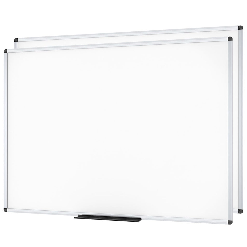 Viz-Pro Magnetic Dry Erase Board, 72 X 48 Inches, Pack Of 2, Silver Aluminium Frame