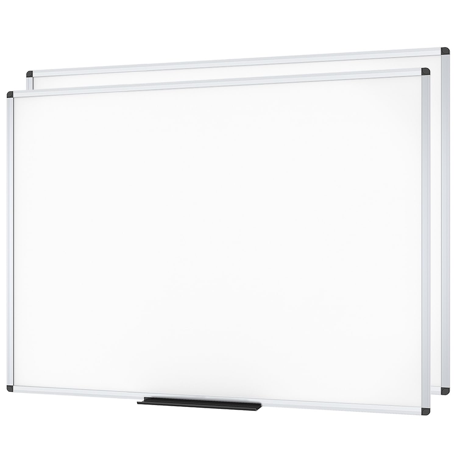 Viz-Pro Magnetic Dry Erase Board, 72 X 48 Inches, Pack Of 2, Silver Aluminium Frame