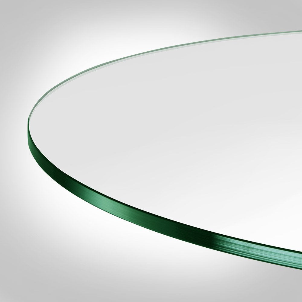 Dulles Glass 20' Round Glass Table Top - Tempered - 3/8' Thick - Flat Polished