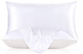 Lilysilk 19Mm Silk Mulberry Pillowcase For Hair With Cotton Underside King 20X36 Inch White 1Pc