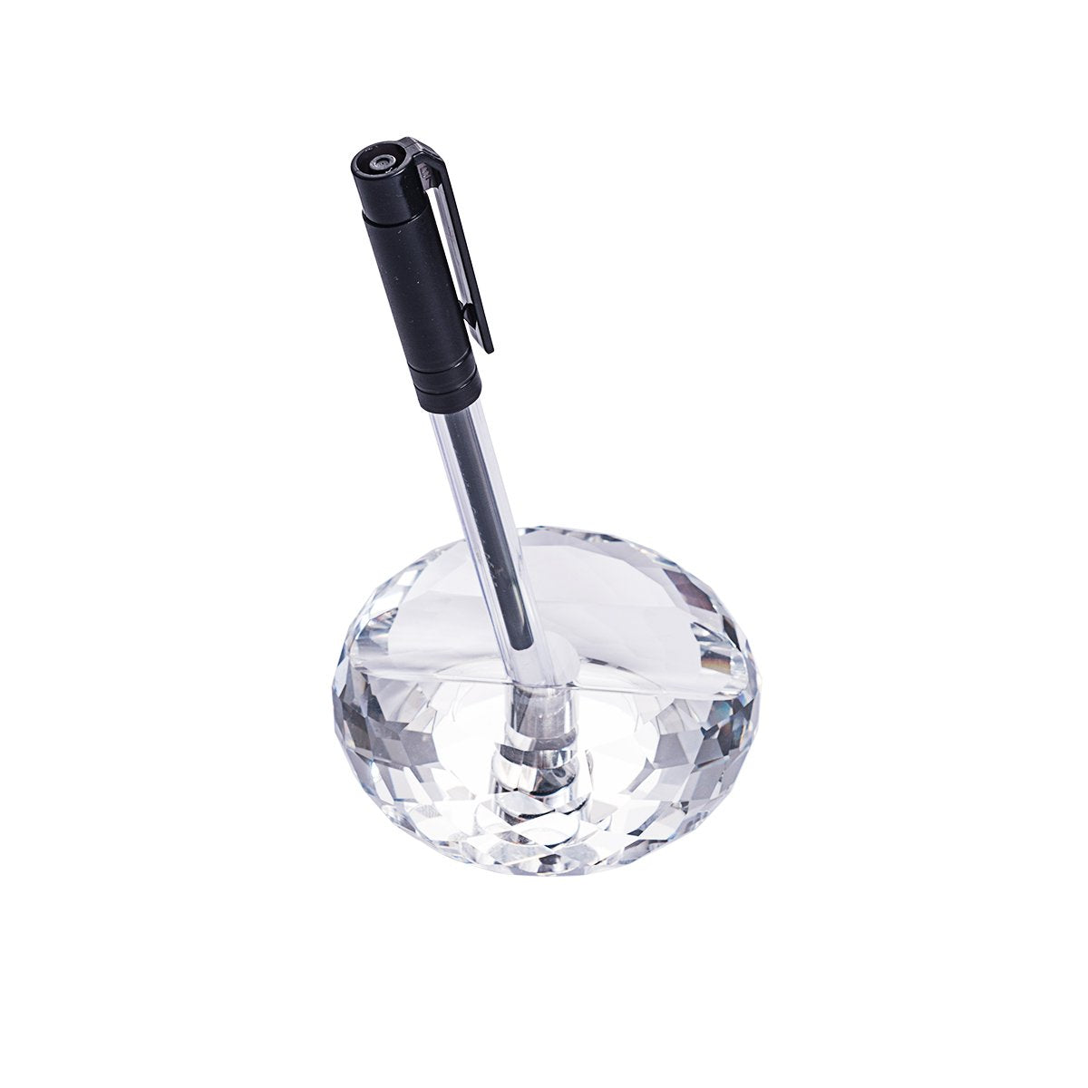 Longwin Crystal Fountain Pen & Pencil Holder Office Supplies Desktop Organizer Desk Decoration Christmas Gift Idea