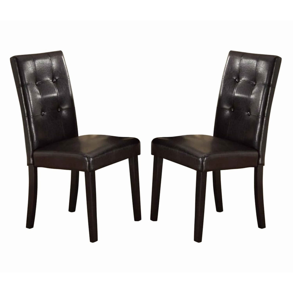 Benjara Dining Side Chair, Dark Brown