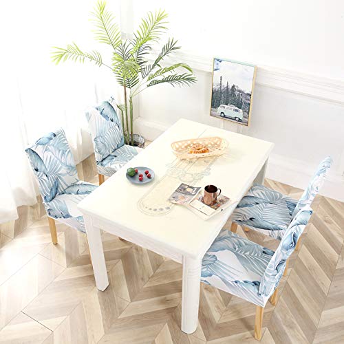 Lalluxy Stretchy Parson Chair Slipcovers For Dining Room Chair Seat Covers Chair Protectors For Party Pet Protection Universal F