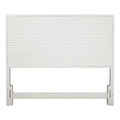 Origins By Alpine White Pearl Full Wood Headboard In White