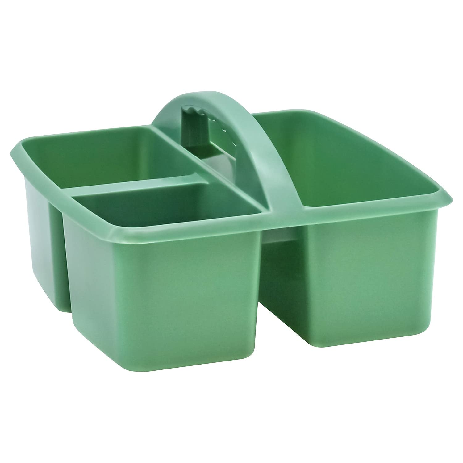 Eucalyptus Green Plastic Storage Caddy, Pack Of 6
